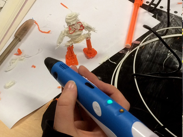 Werken met 3D-printpennen